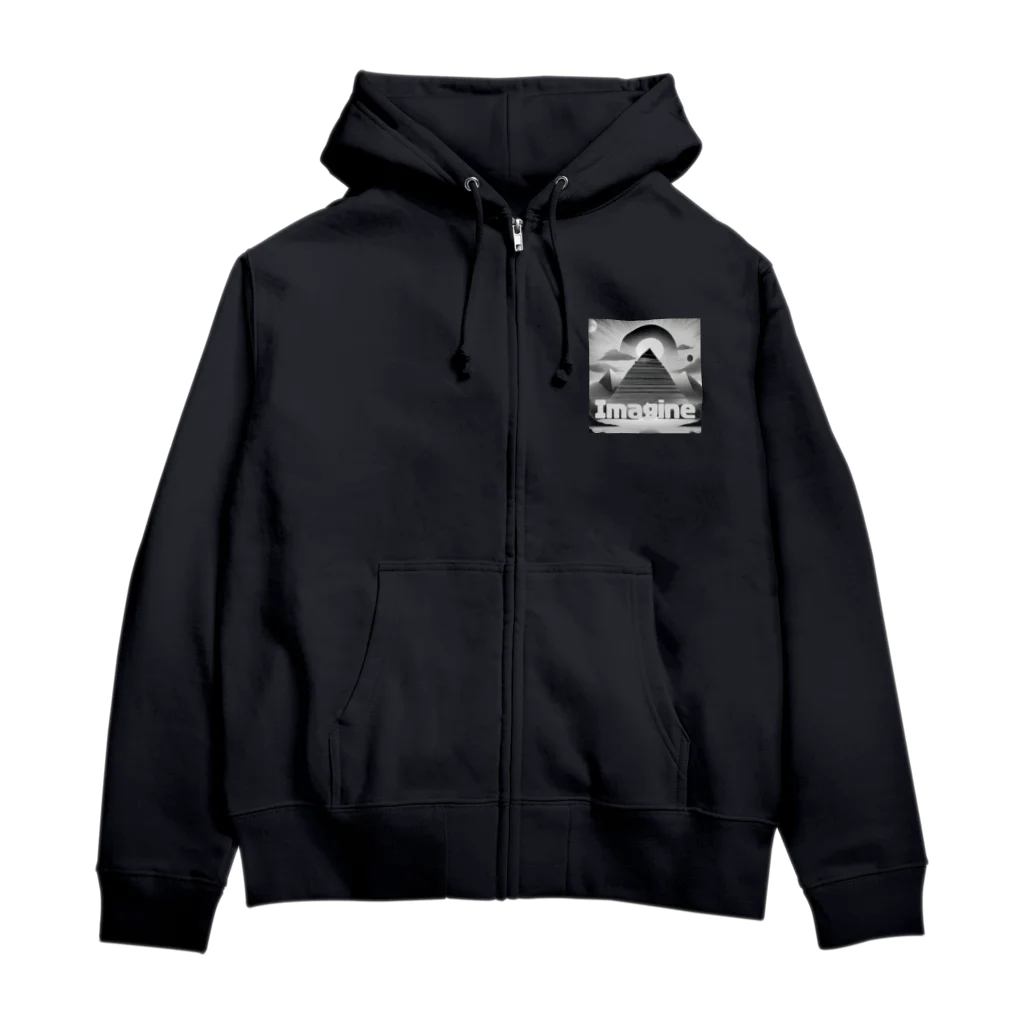 MOONのImagineシリーズ３ Zip Hoodie