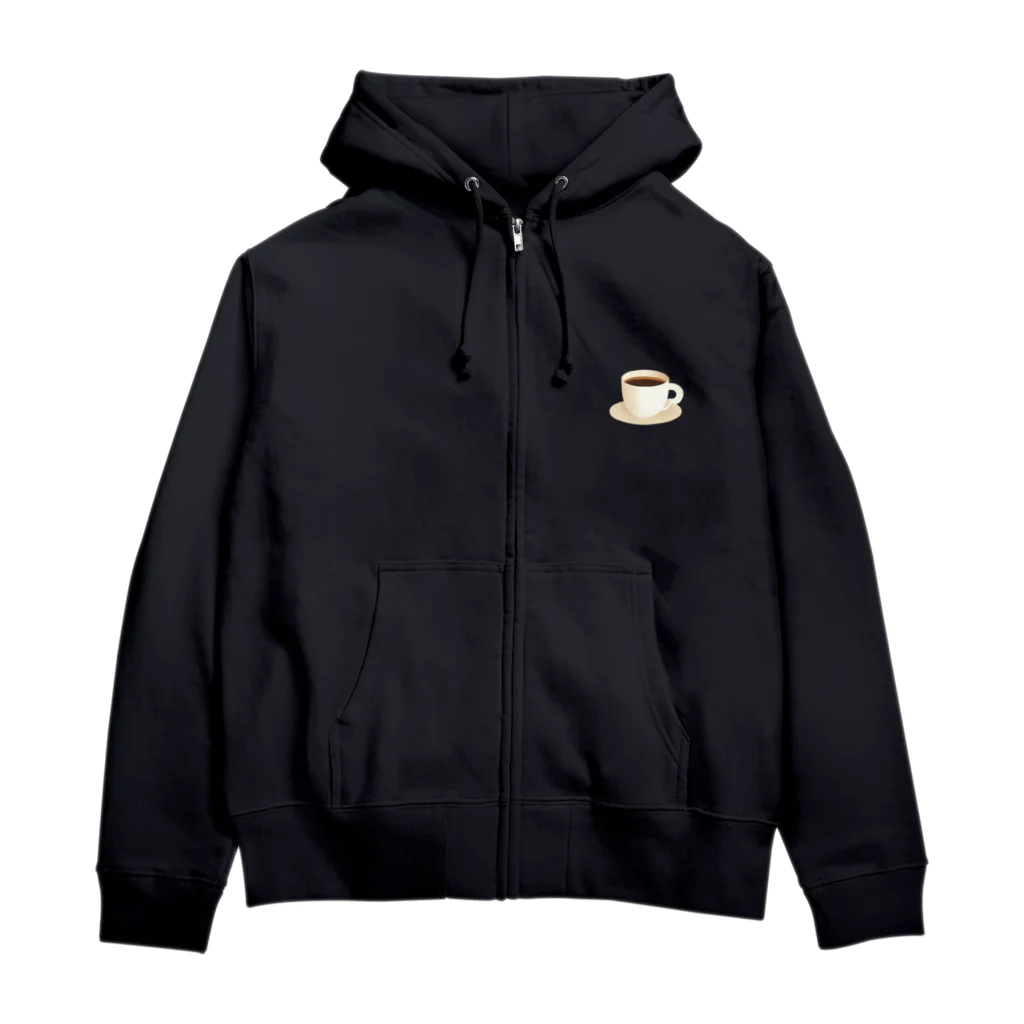 シンプル 組み合わせ用 ファッションのシンプル コーヒー Zip Hoodie