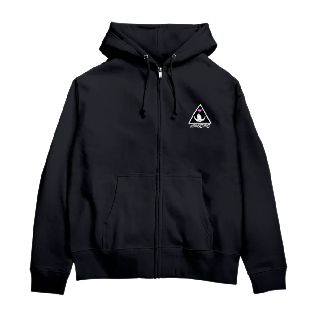 8DIMENSIONSの8DIMENSIONS　Logo　hoodie ジップパーカー