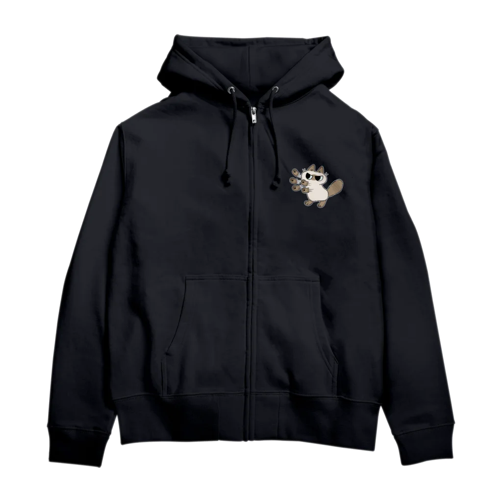 のべ子のニャババ Zip Hoodie