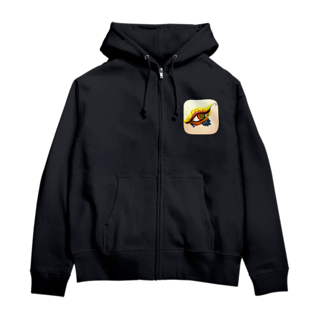 タパイ屋の流し眼(アメッコ作) Zip Hoodie