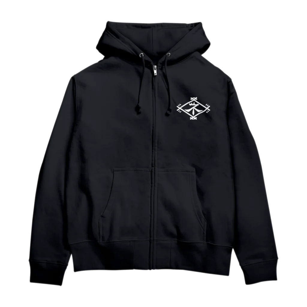 🦊キツネツキ🦊のトーキョーナイト Zip Hoodie