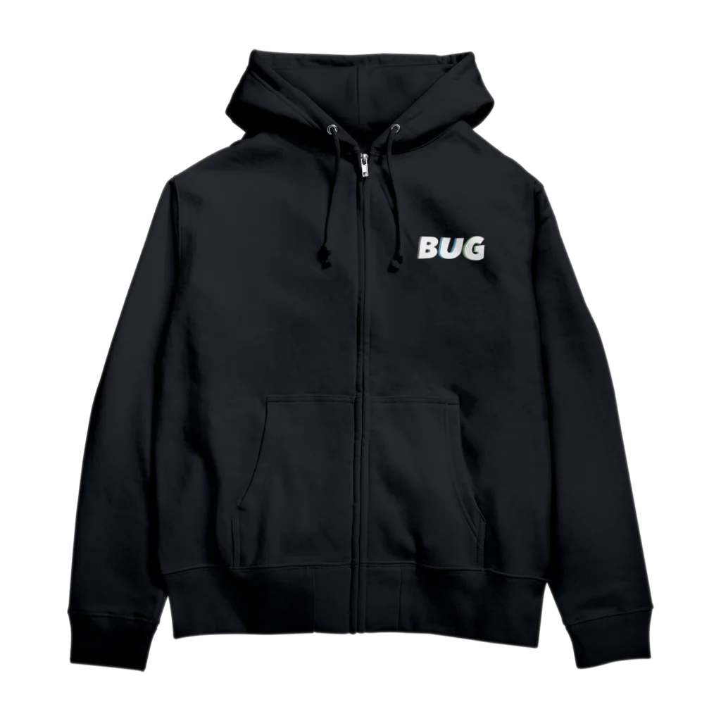 aosh7のBUG カラー Zip Hoodie