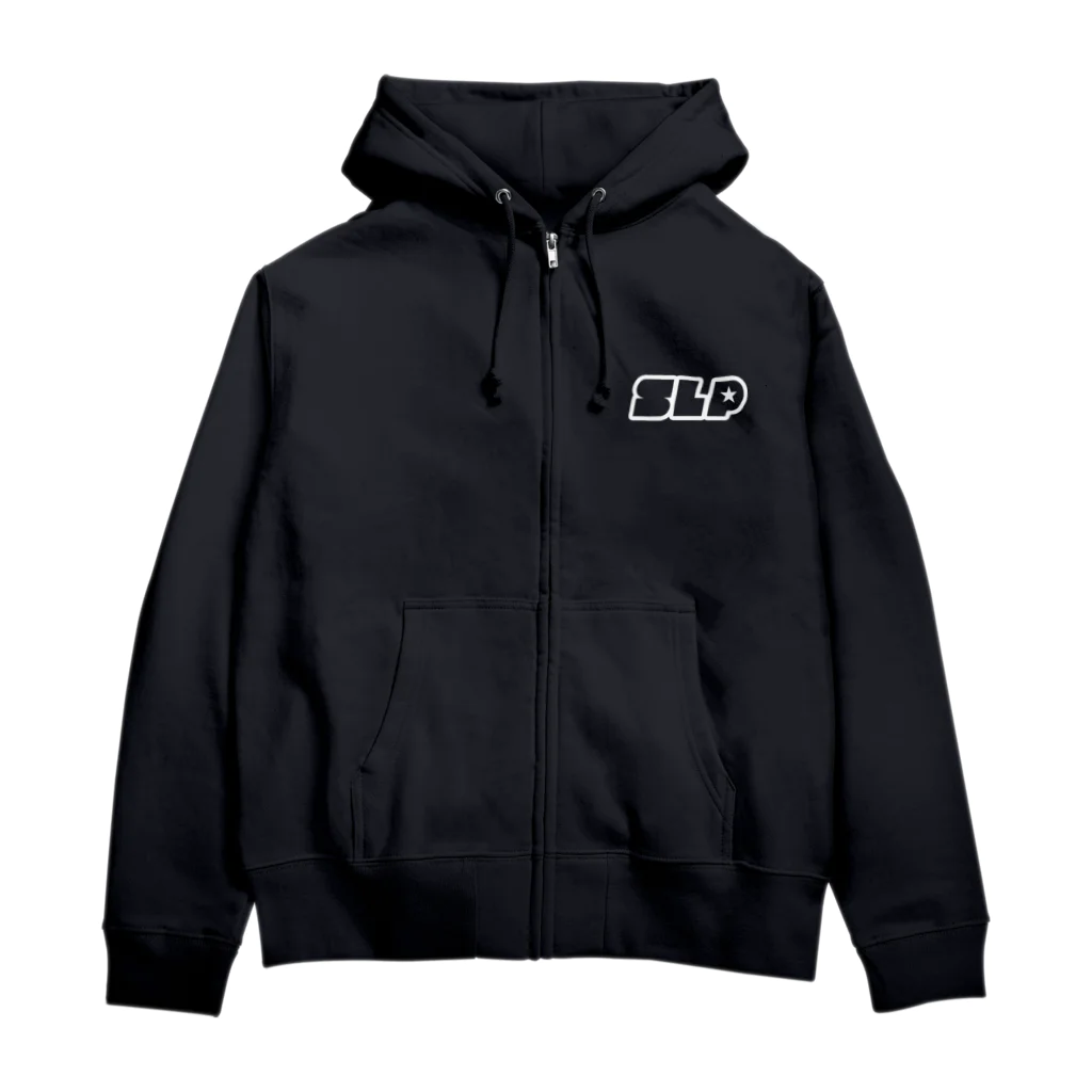 𝙎 𝙇 𝙋 ☻のSLP★【ホワイトロゴ】 Zip Hoodie