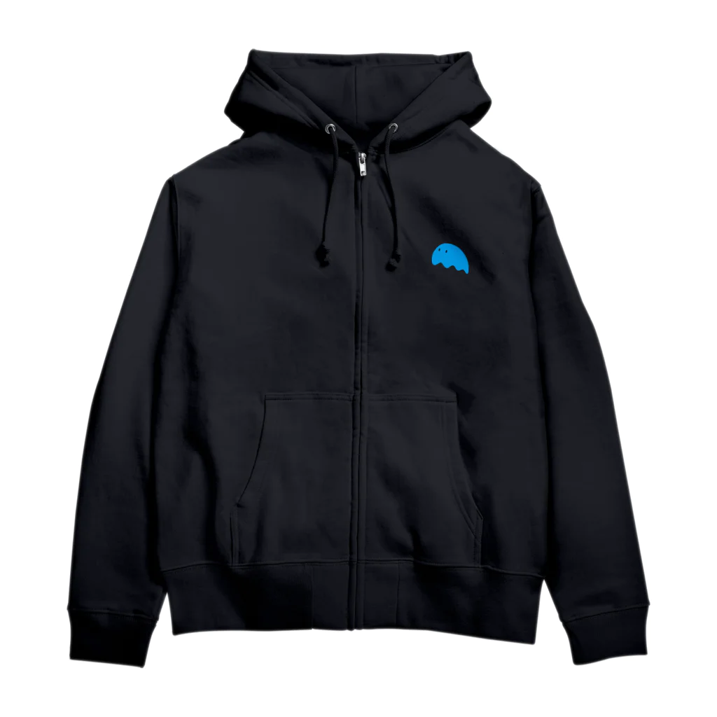 LampPlusBoulderingGYMのLampちゃん白ロゴ Zip Hoodie