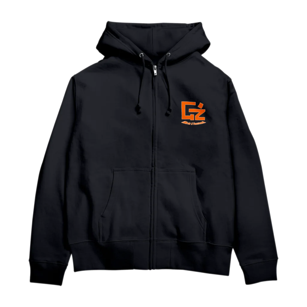 GzのG'zチャリティーパーカー(オレンジ) Zip Hoodie