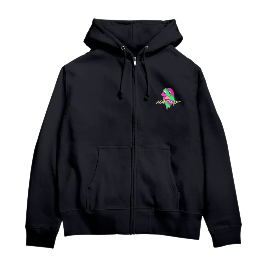 グリーン・ザ・ジャンゴウのHAPPY THE KAERU Zip Hoodie