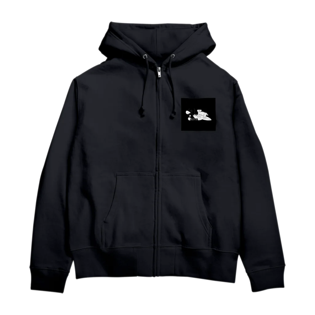 なめの。 Zip Hoodie