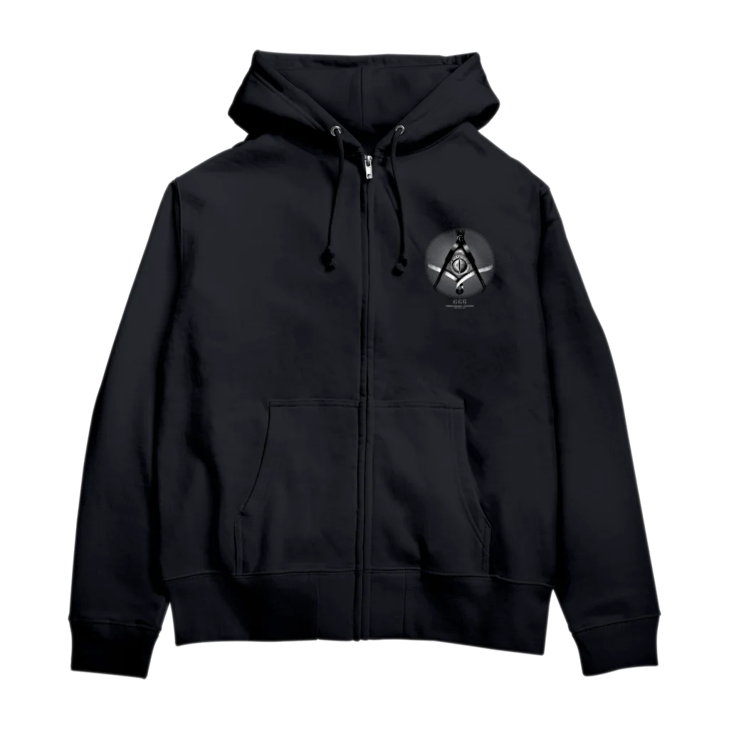 爬虫類グッズ メッサヌンサ - M.R.Sの秘密結社クレスメイソン Zip Hoodie