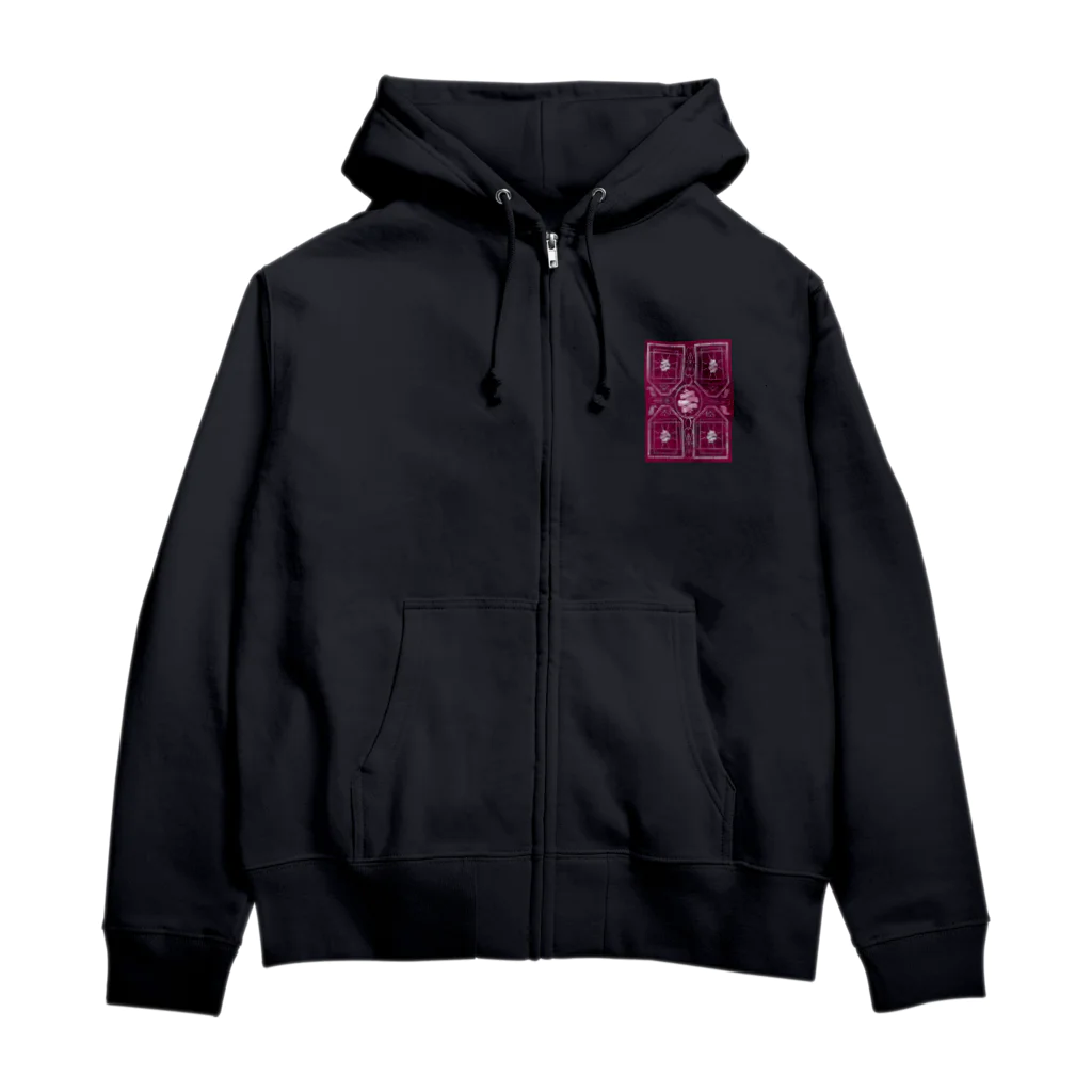 A pinch of saltの禁帯出(PLUM) Zip Hoodie