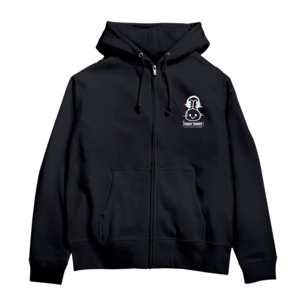 Cutie Funny Universe[ キューティー・ファニー・ユニバース ]のFUNNY☆BUNNY【フェイスロゴ】 Zip Hoodie