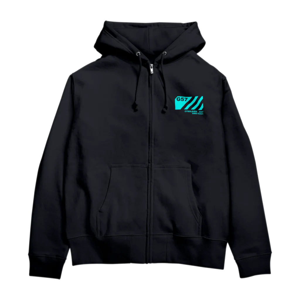 ANITEMP のサイソルジャー　ジップパーカー２ Zip Hoodie