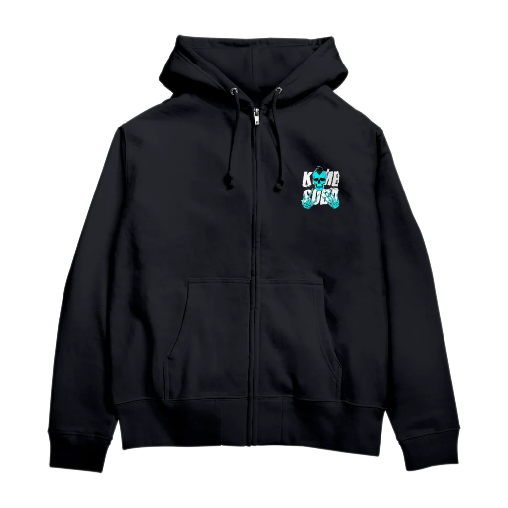 米八そばグッズショップのフィンガーサインパーカー Zip Hoodie