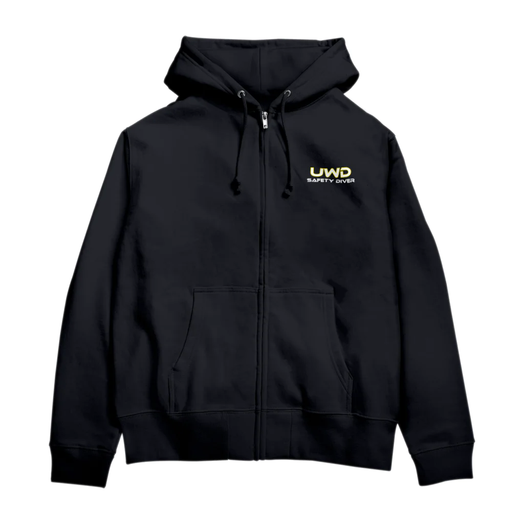 日ノ丸工房の水中ドローン　イエローカラー Zip Hoodie