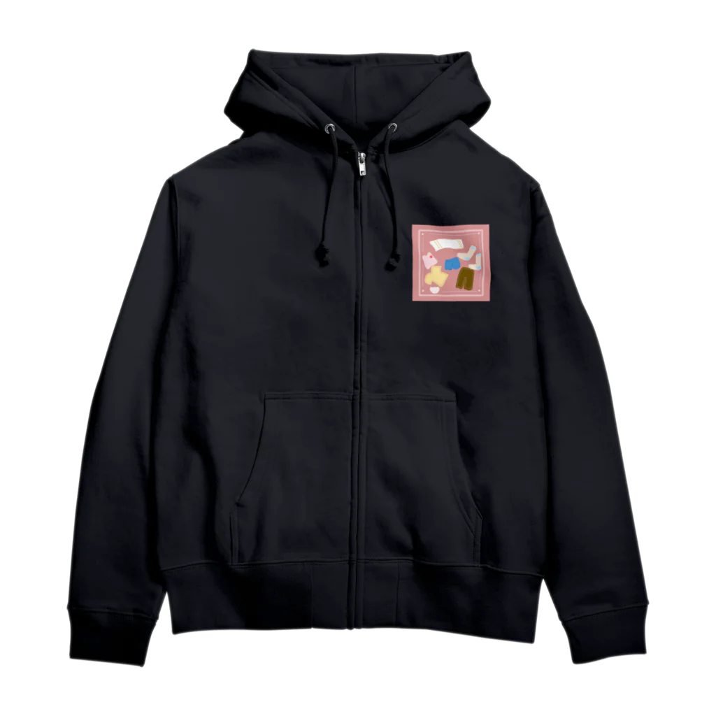 inko andの洗濯物 Zip Hoodie