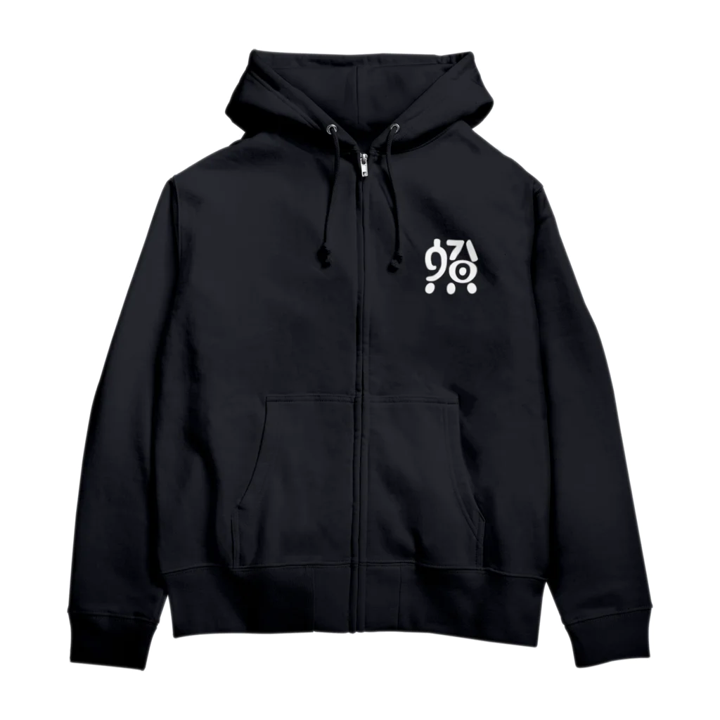 PUNX in doorSの三６⑧ボールペンロゴ ZIPパーカー Zip Hoodie