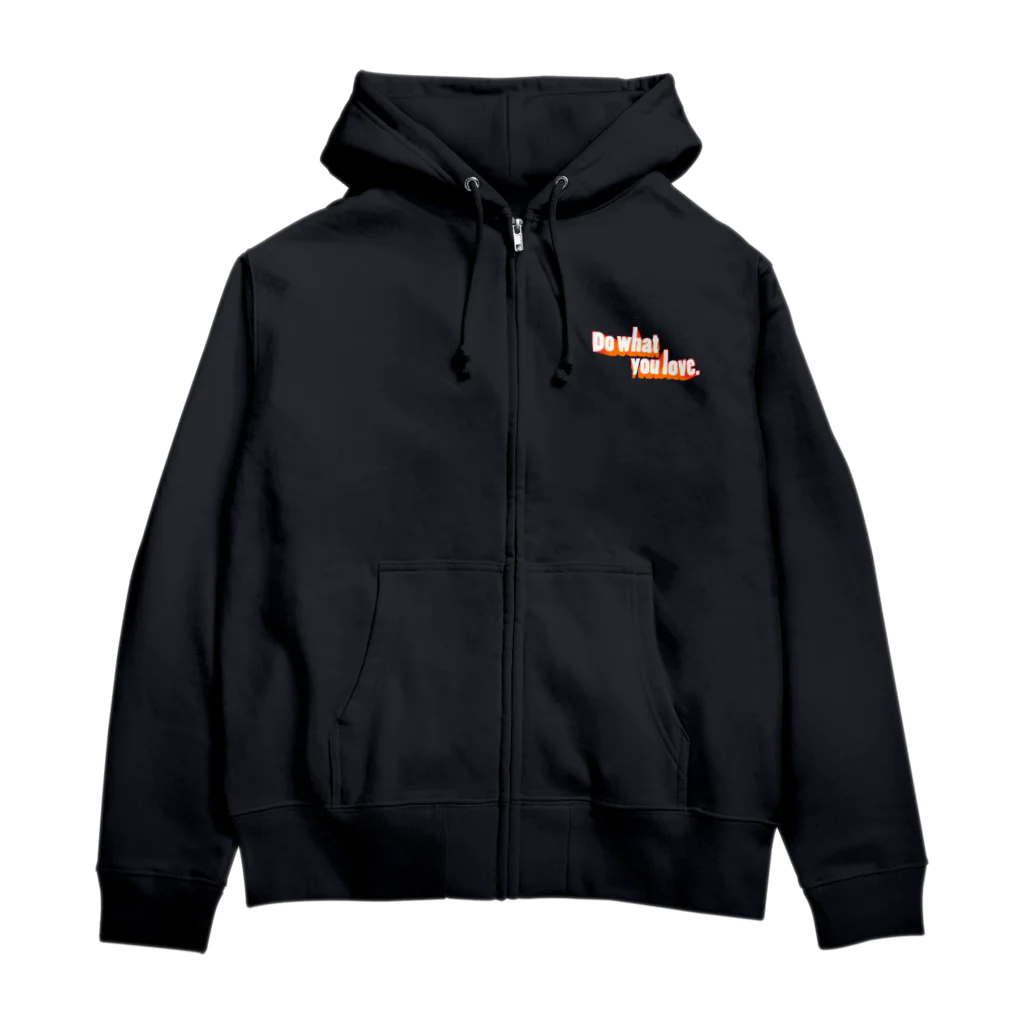 AirenのDo what you love(好きなことをする) Zip Hoodie