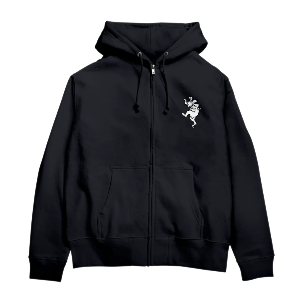 WAMI ARTの野営(キャンプ) Zip Hoodie