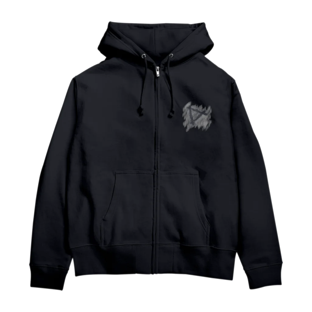 佐藤家の食卓の設置されるさんかく3 Zip Hoodie