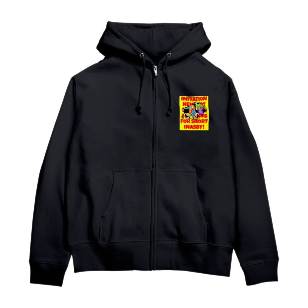 INASBY 髑髏毒郎のINASBY破り Zip Hoodie