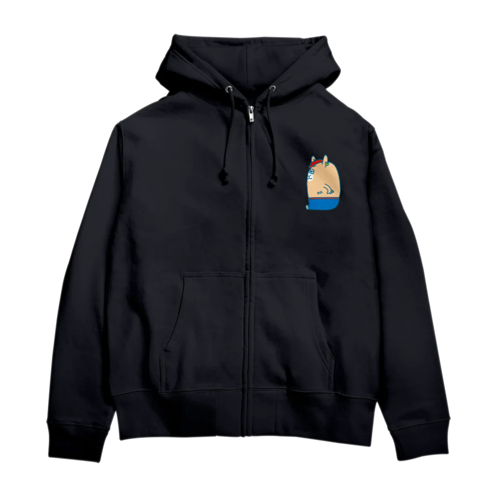 共同生活アニマルズのいなっちスカジャン Zip Hoodie