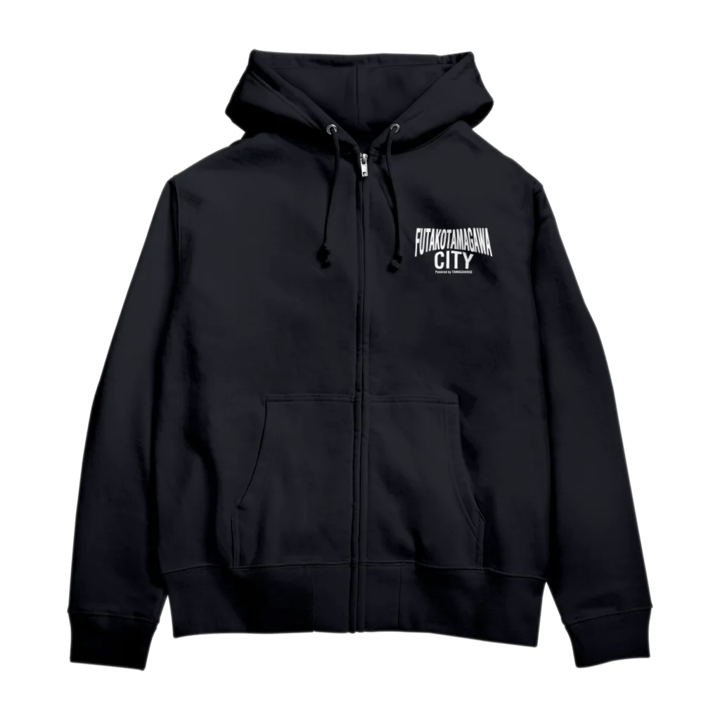 たまがわ50のFUTAKOTAMAGAWA CITY Zip Hoodie