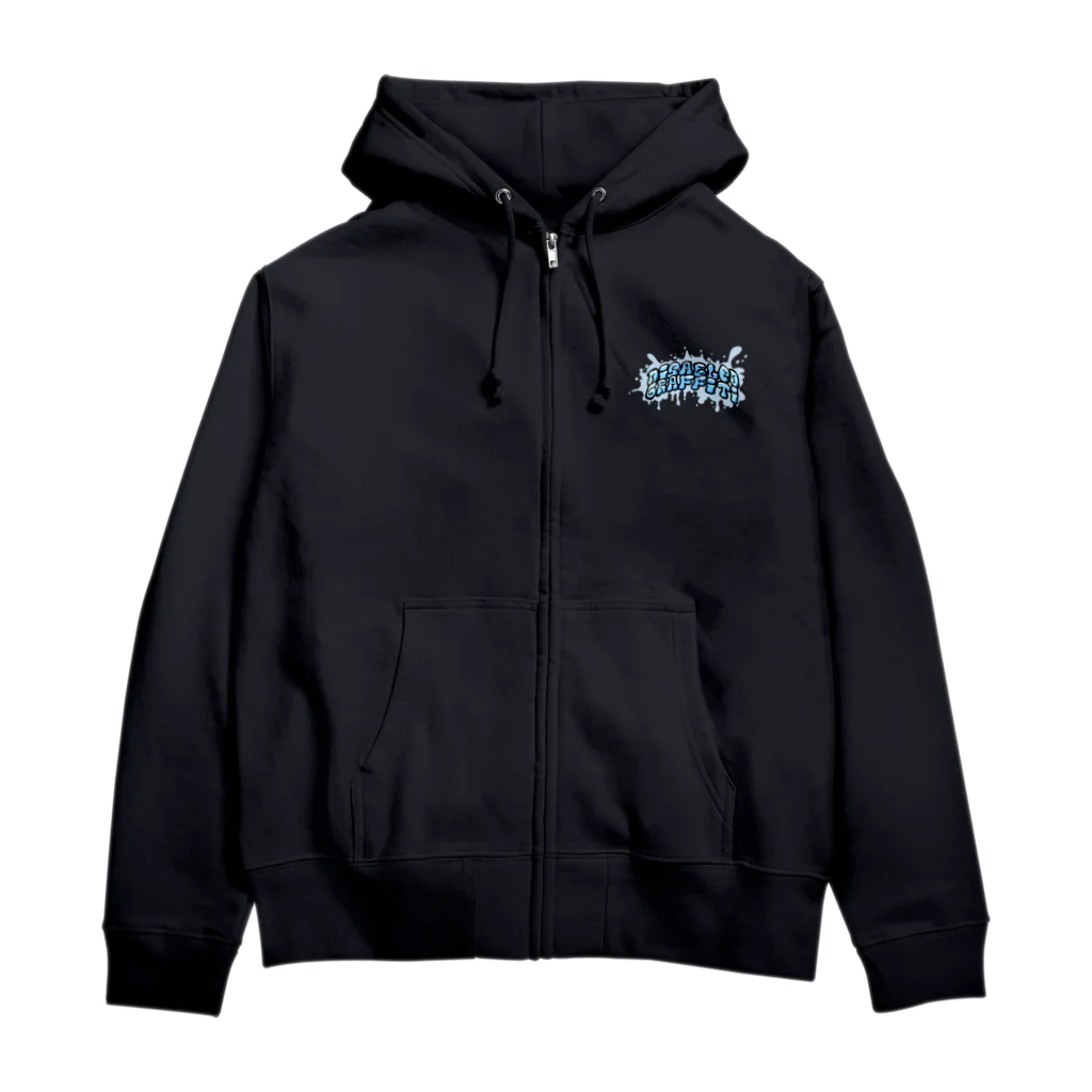 すぷらのDisabled Graffiti SNOWBOARD Zip Hoodie