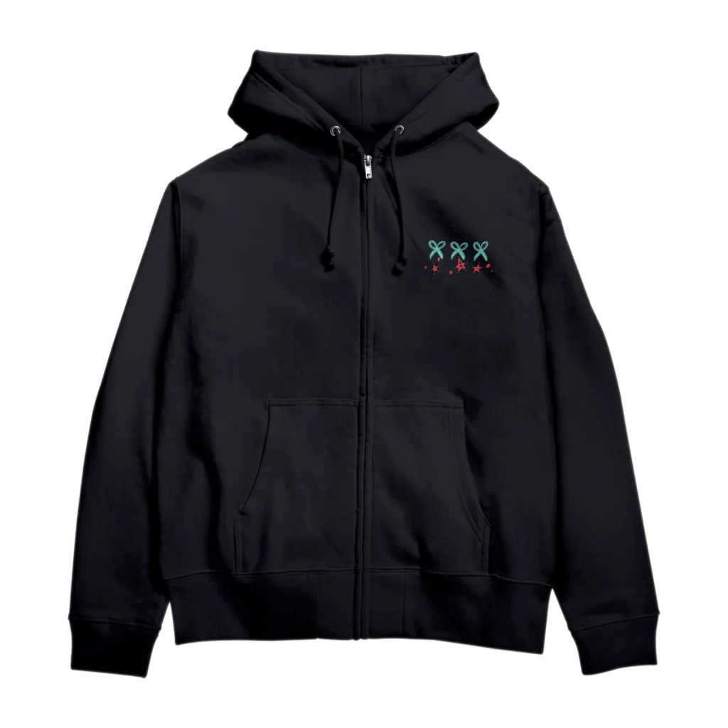 みゃい🧸🐾のはさみくみゃスター Zip Hoodie