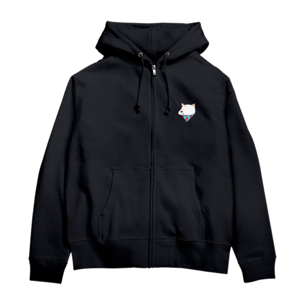 ぶーたんと仲間たちの白柴のくまちゃん Zip Hoodie