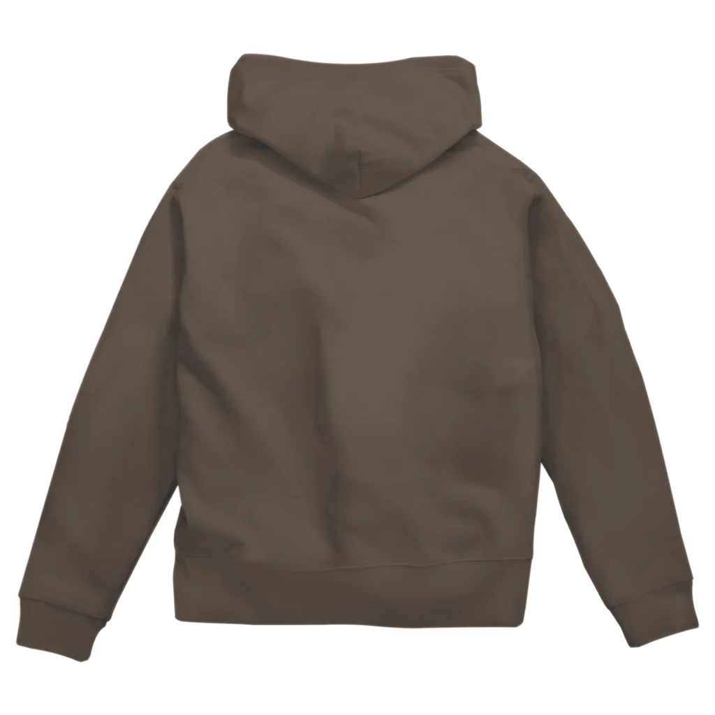 kiki25のcoffee time(コーヒー白字) Zip Hoodie