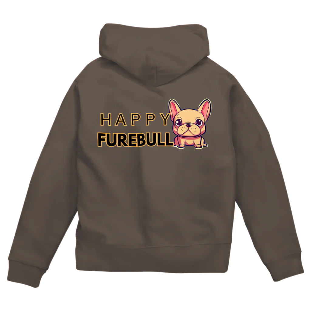 furebuhi　clubのHAPPY FUREBULL（ハッピーフレブル） ジップパーカー