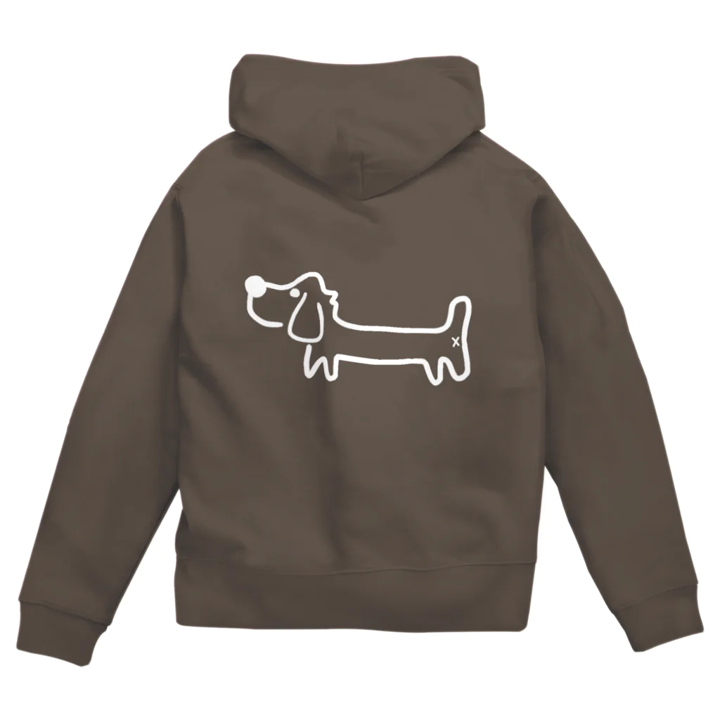 あずき庵の我が家の愛犬　あずき Zip Hoodie