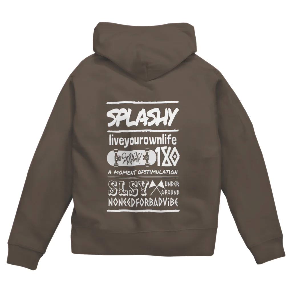 SPLASHYのSK8SLSY  ジップパーカー