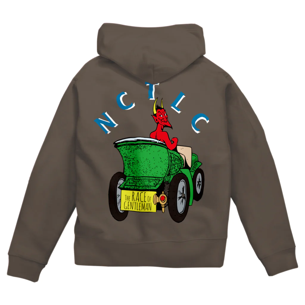 Car Club NOCTILUCAのDevil On The Phaeton Zip Hoodie