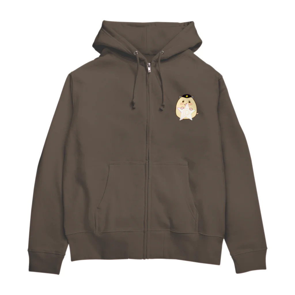 ハムスターと犬とわたし。のだいずのD Zip Hoodie