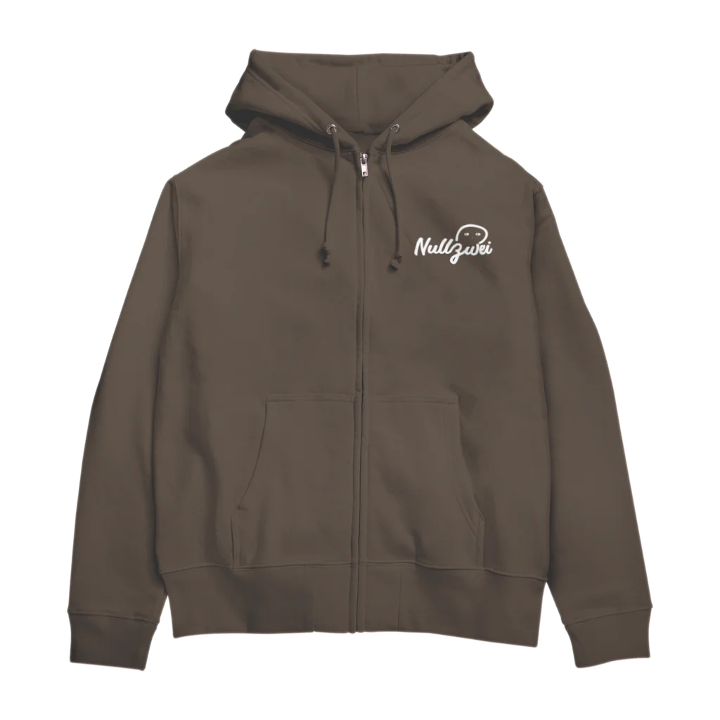 ヌルショップのこのロゴ何？ヌル…？ （濃色） Zip Hoodie