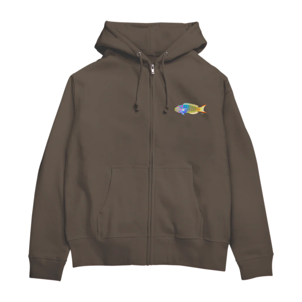 栗坊屋のヤマブキベラ Zip Hoodie