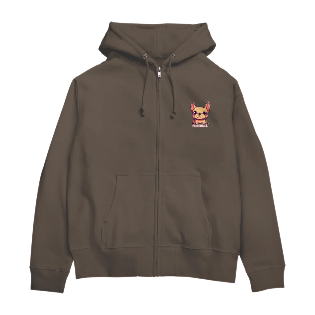 furebuhi　clubのHAPPY FUREBULL（ハッピーフレブル） Zip Hoodie