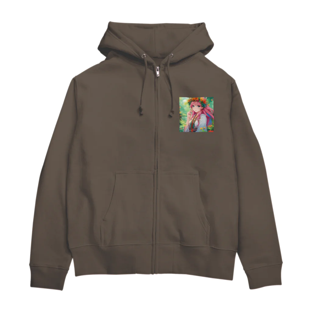 nobuo.comのボヘミアンレディ Zip Hoodie