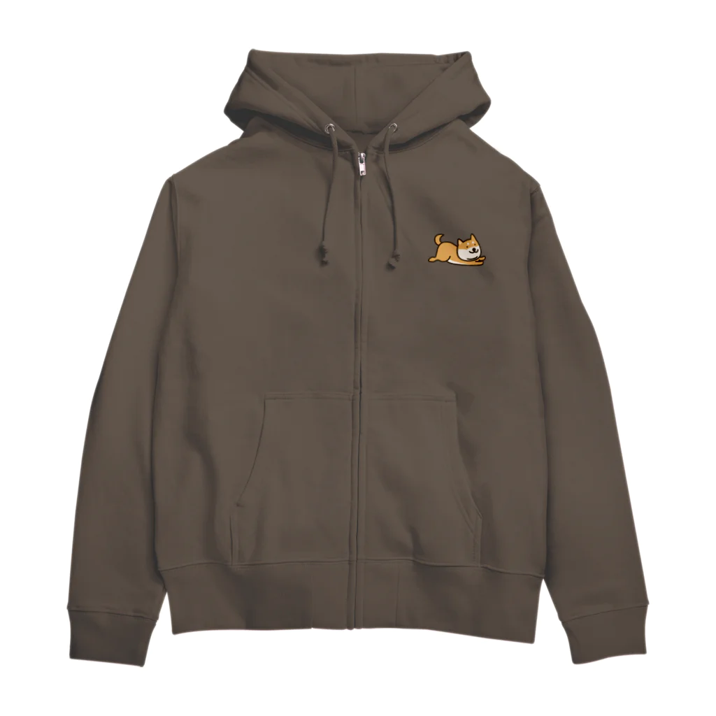 semioticaのいま行く柴犬 Zip Hoodie