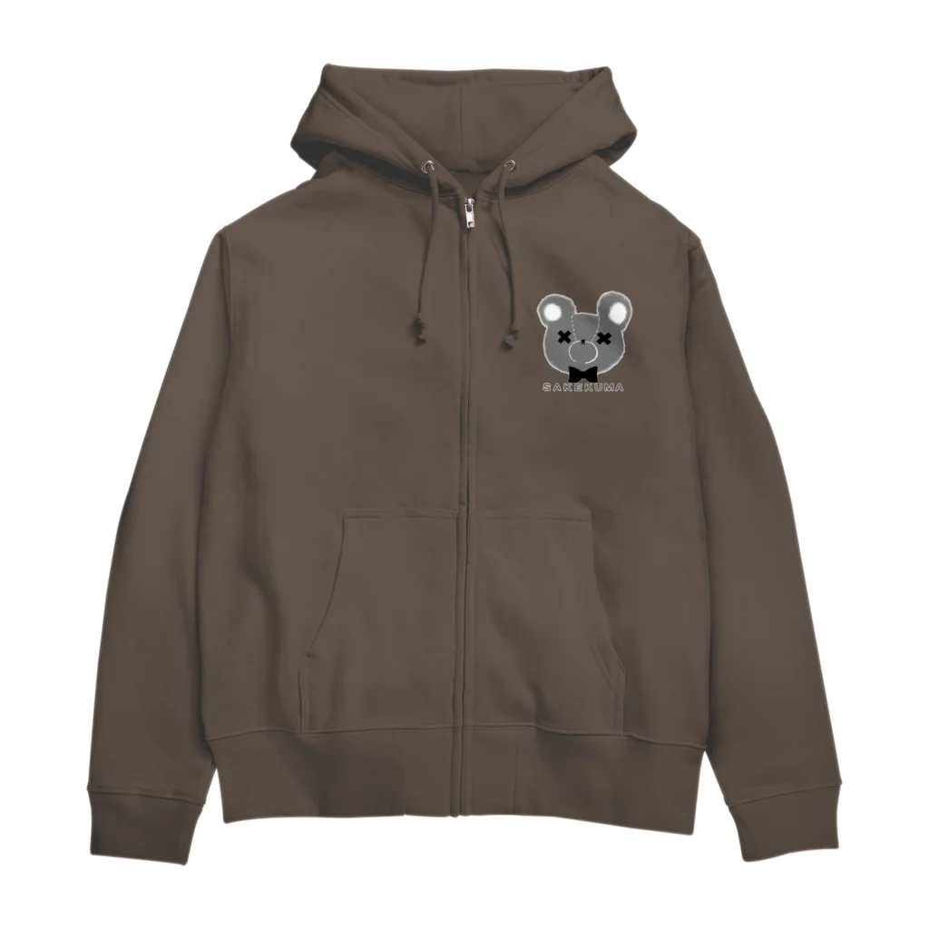 CEのSAKEくま　bartender Zip Hoodie