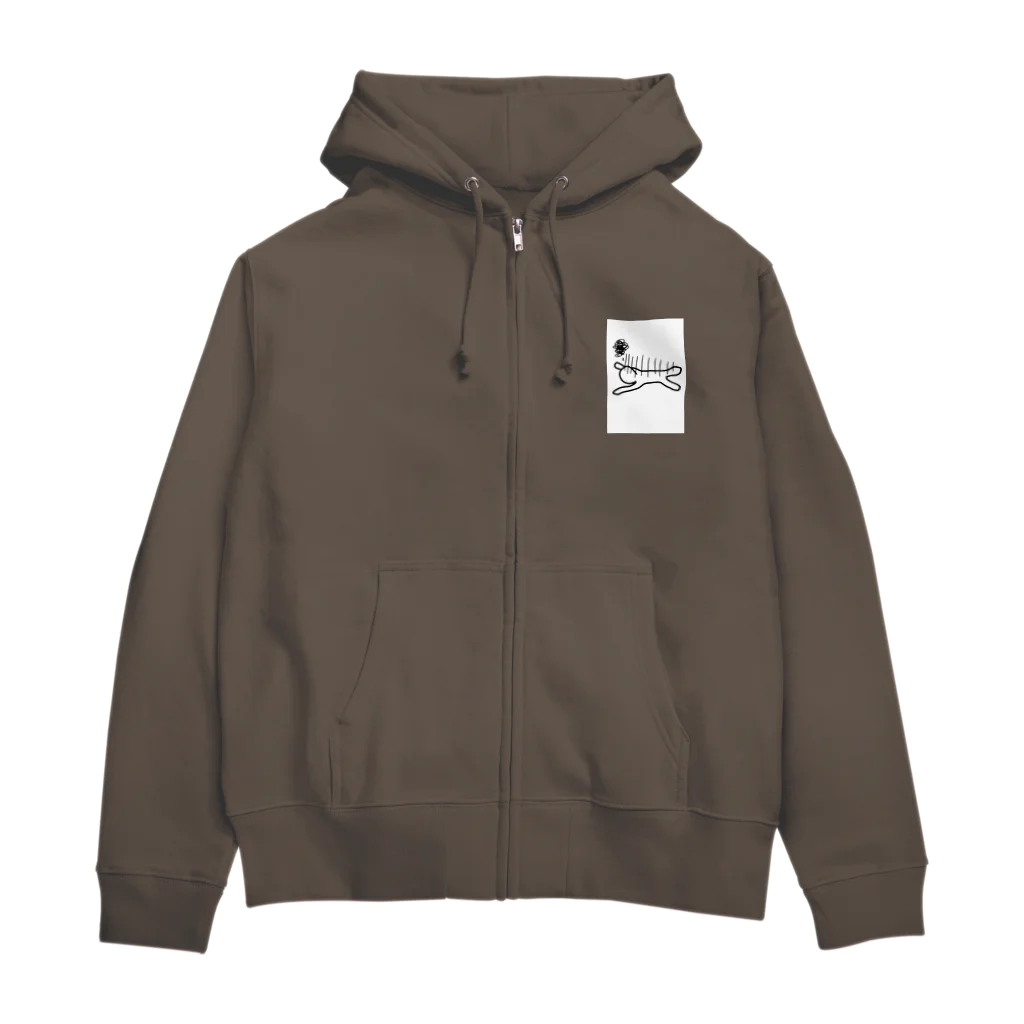 Hira3_9のよだきい君 Zip Hoodie