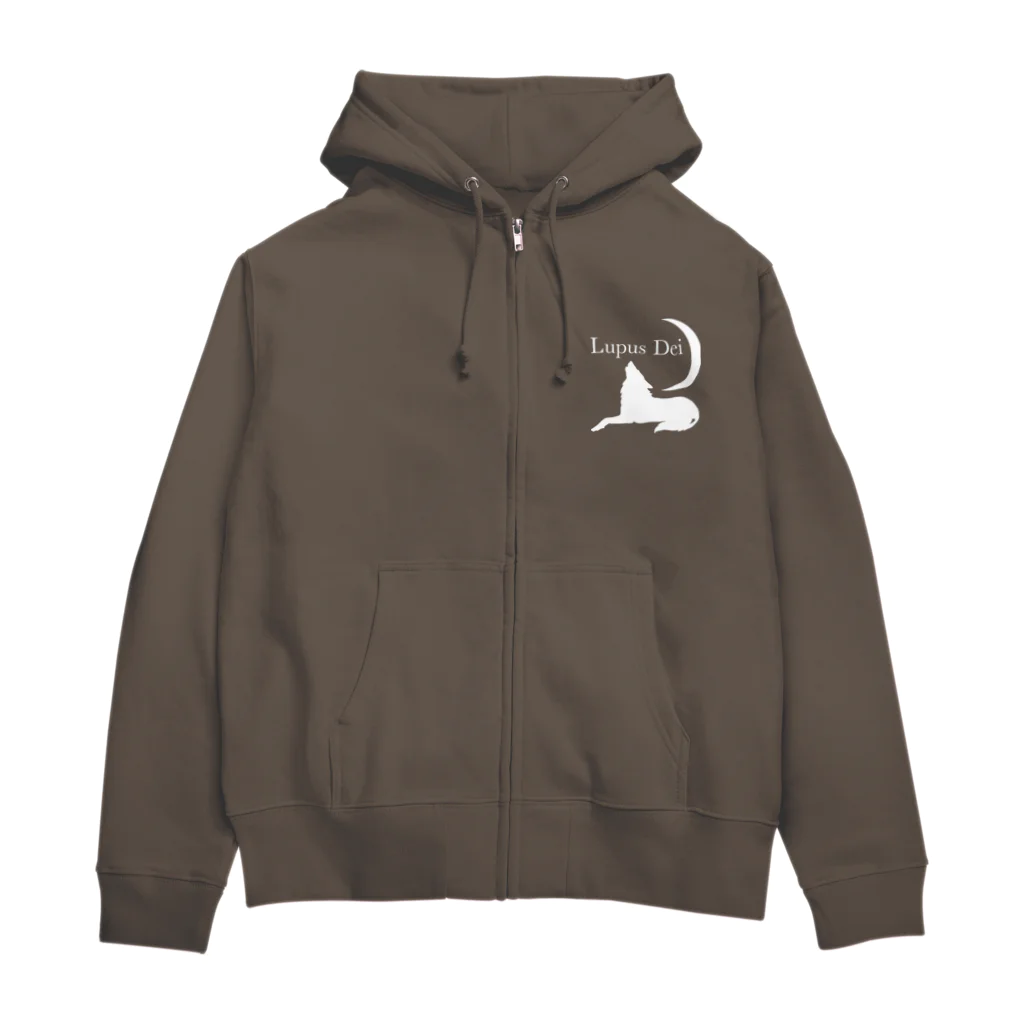 もけけ工房 SUZURI店のLupus Dei 公式グッズ Zip Hoodie