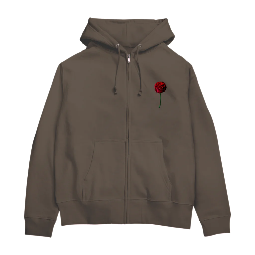 Lil'Tyler's Clothing.の「Flowers」 Zip Hoodie