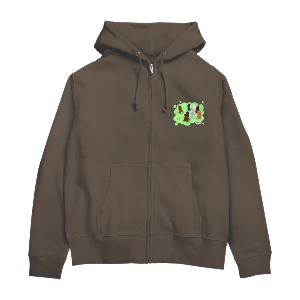 ツジイマコトのもちうま Zip Hoodie