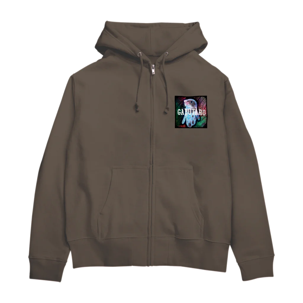 天才画伯シンディ's SHOPのガブ太ろう2 Zip Hoodie