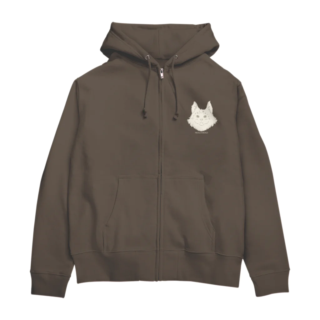 BeArtSuzumaruのNeko=Neko Zip Hoodie