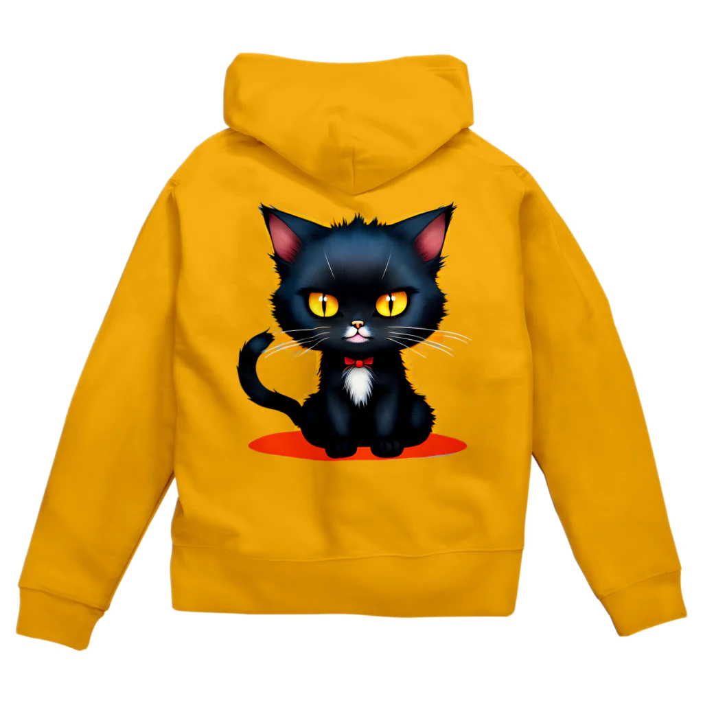 nekotama0224の猫科に属する ちょいわるキャラ Zip Hoodie