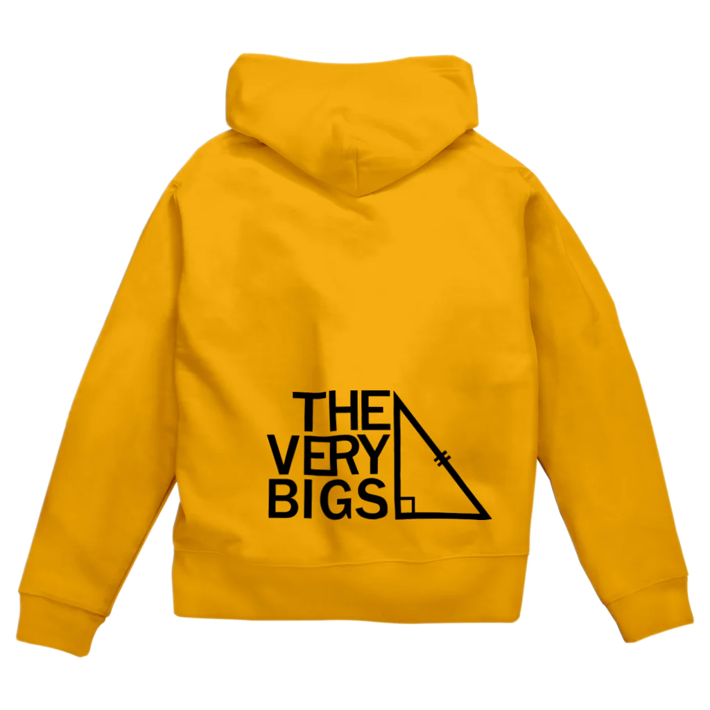 MatsuneのショップのTHE VERY BIGSオフィシャルグッズ【黒】 ジップパーカー