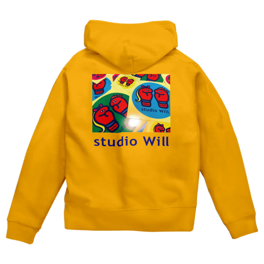 総合格闘技・フィットネス studio Willのstudio Will×INGRID オリジナルジップパーカー_D Zip Hoodie